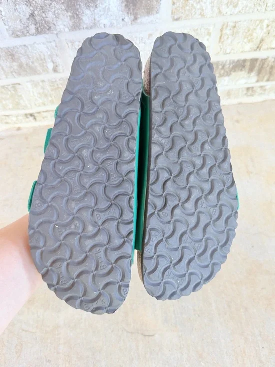 Birkenstock Green Sz 40 100% Leather - Picture 4 of 6